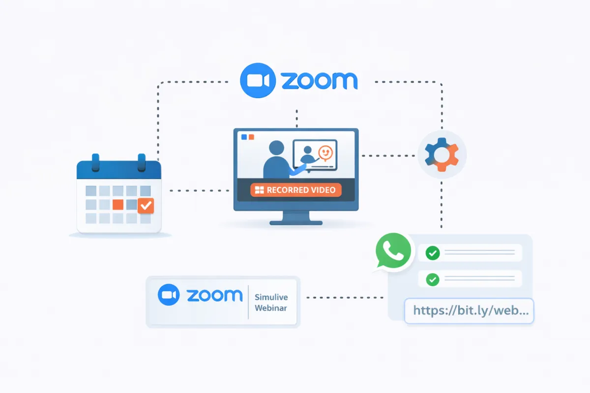 Zoom API Webinar Automation Dashboard