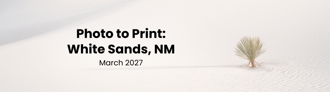White Sand Printing Retreat