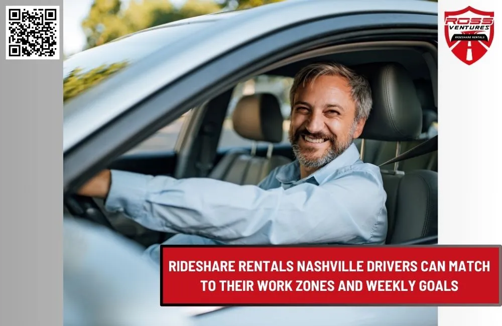 Rideshare Rentals Nashville Drivers Can Match to Their Work Zones and Weekly Goals