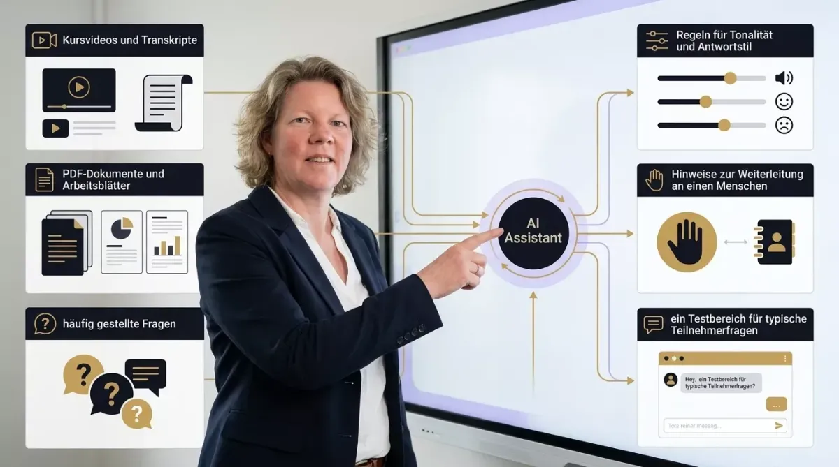 KI-Chatbot für Onlinekurse: Mein besonderer KI-Moment