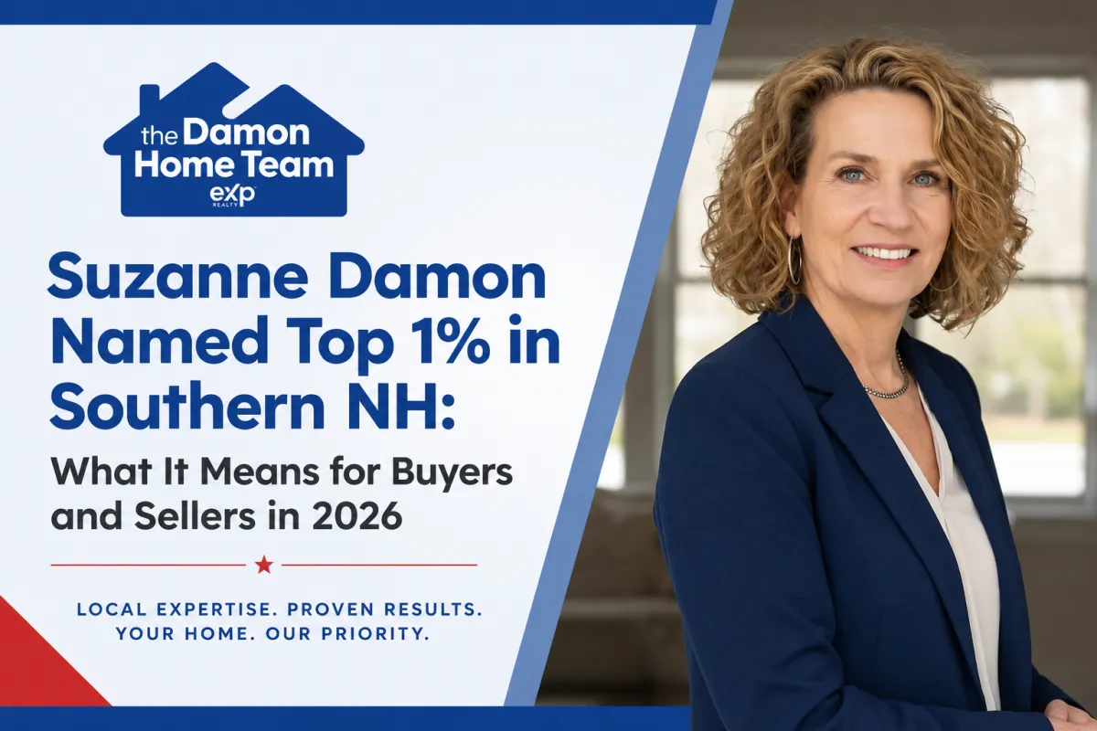 Suzanne Damon Named Top 1% in Southern NH: What It Means for Buyers and Sellers in 2026