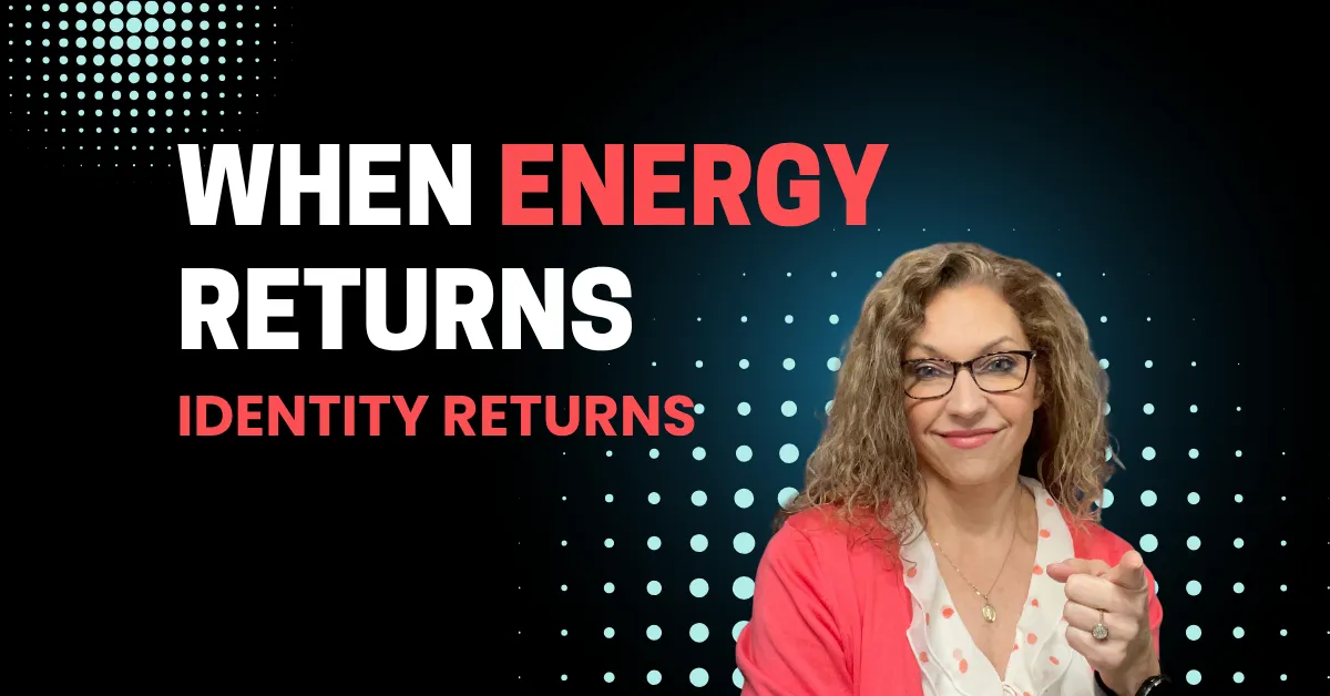 Low energy is shrinking your identity. Learn how to take your power back.
