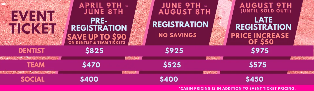 Smiles at Sea May 2023 Event Ticket Pricing