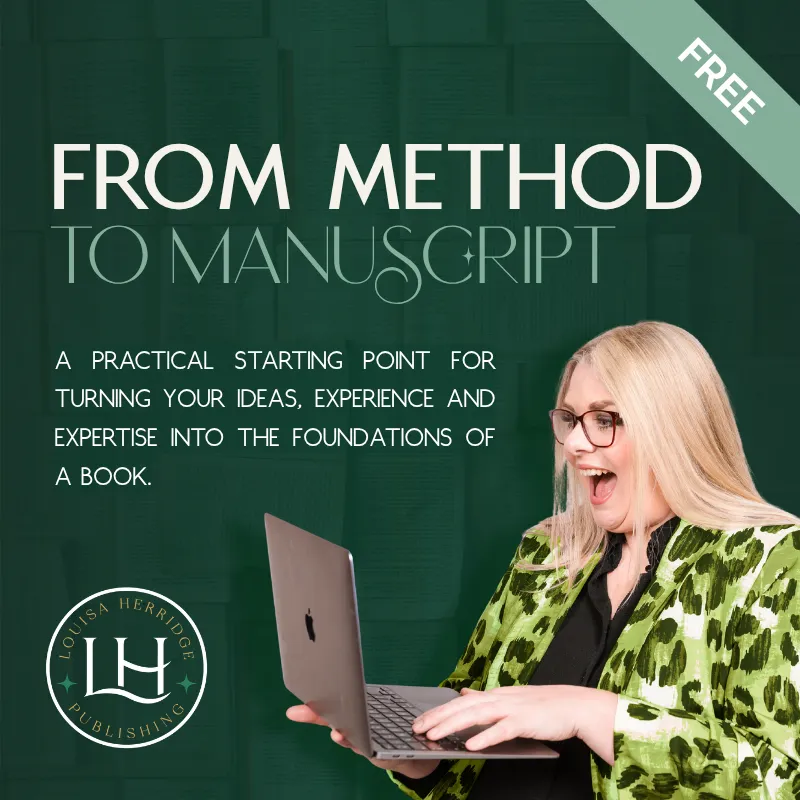 From Method to Manuscript start writing a book