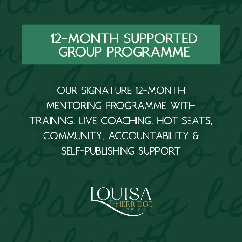 Write with me 12-month programme