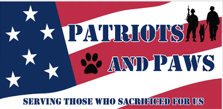 Patriots and Paws Logo