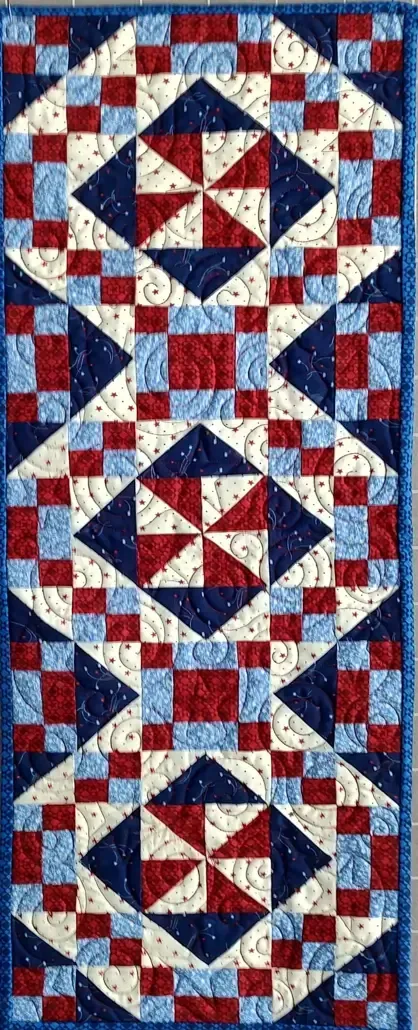 handmade quilt table runner