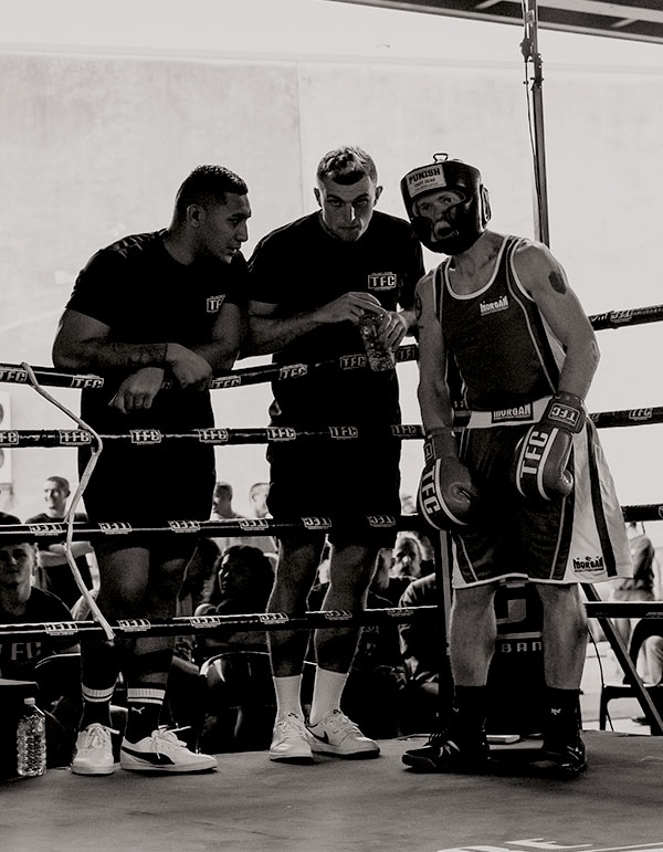 Founder performing a demanding athletic task