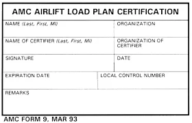AMC Airlift Certification
