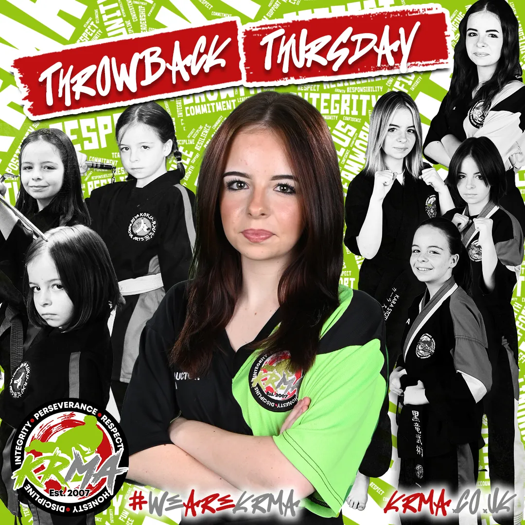 Kara Stothard showing her martial arts journey with KRMA