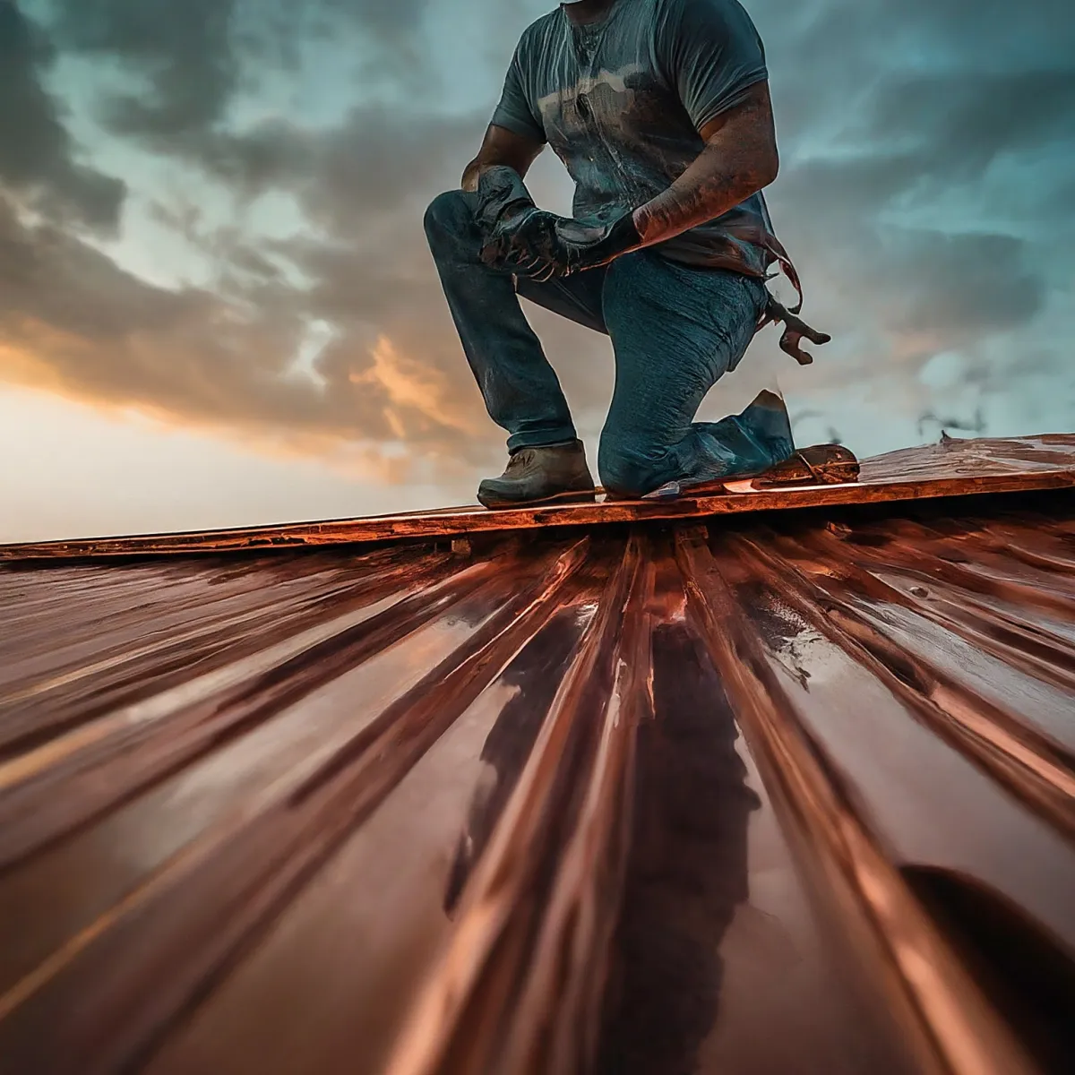 Copper roof