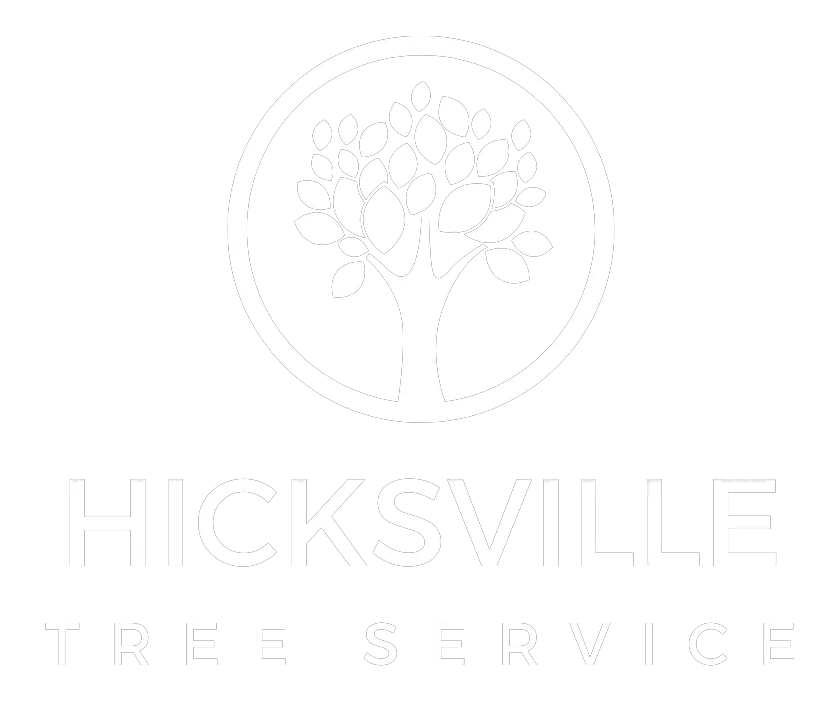 Hicksville Tree Service logo white