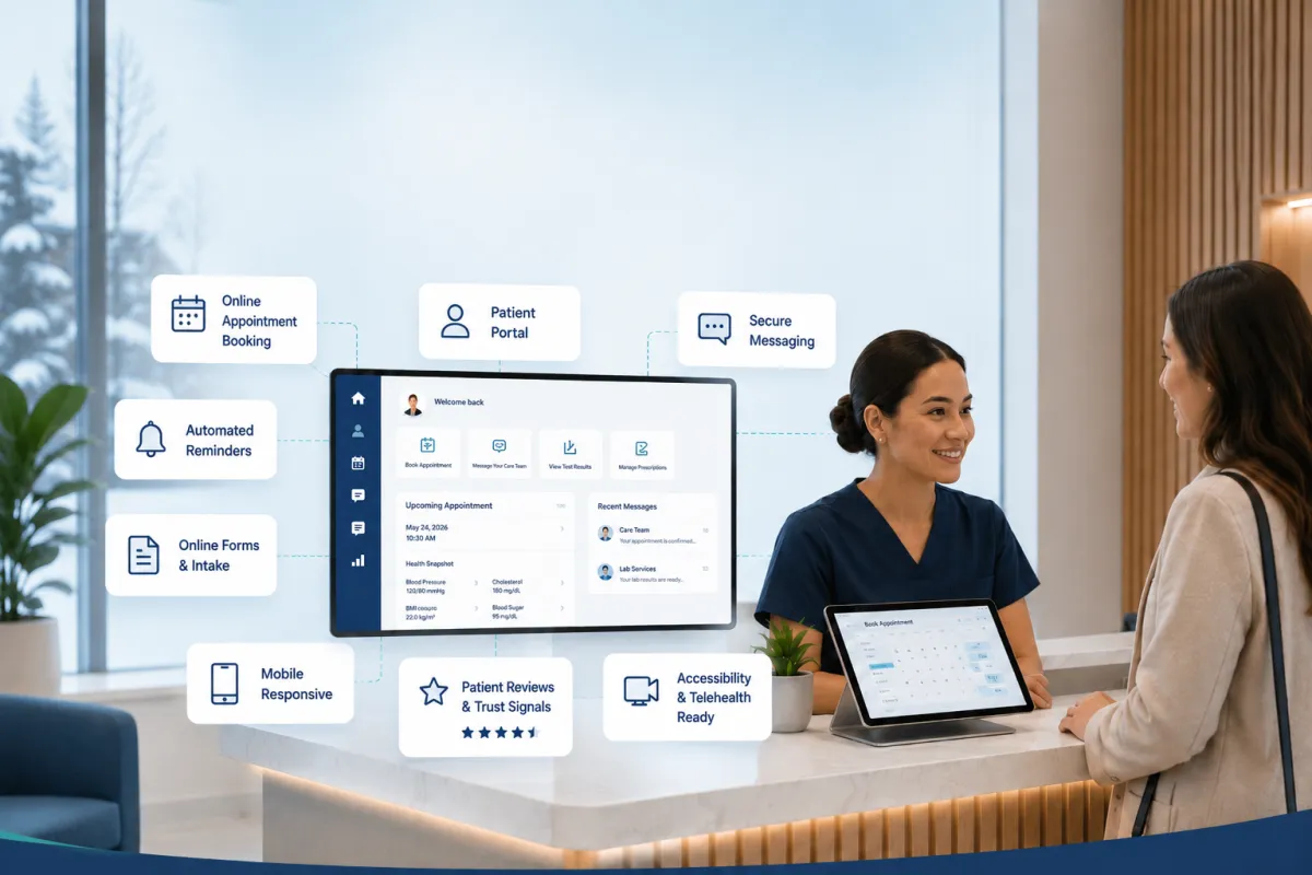 Top Features Every Healthcare Website Needs in 2026
