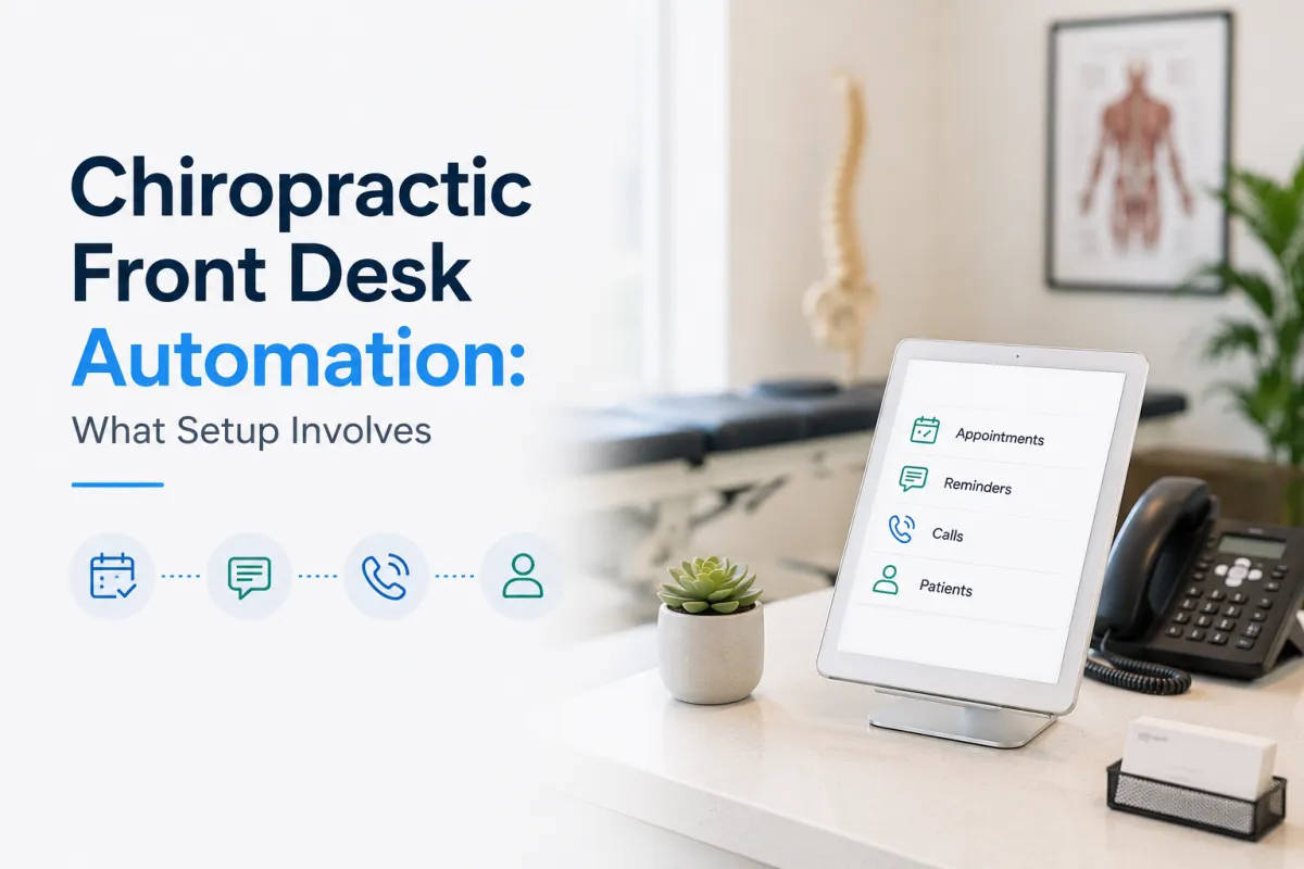 Chiropractic Front Desk Automation: What Setup InvolvesPost