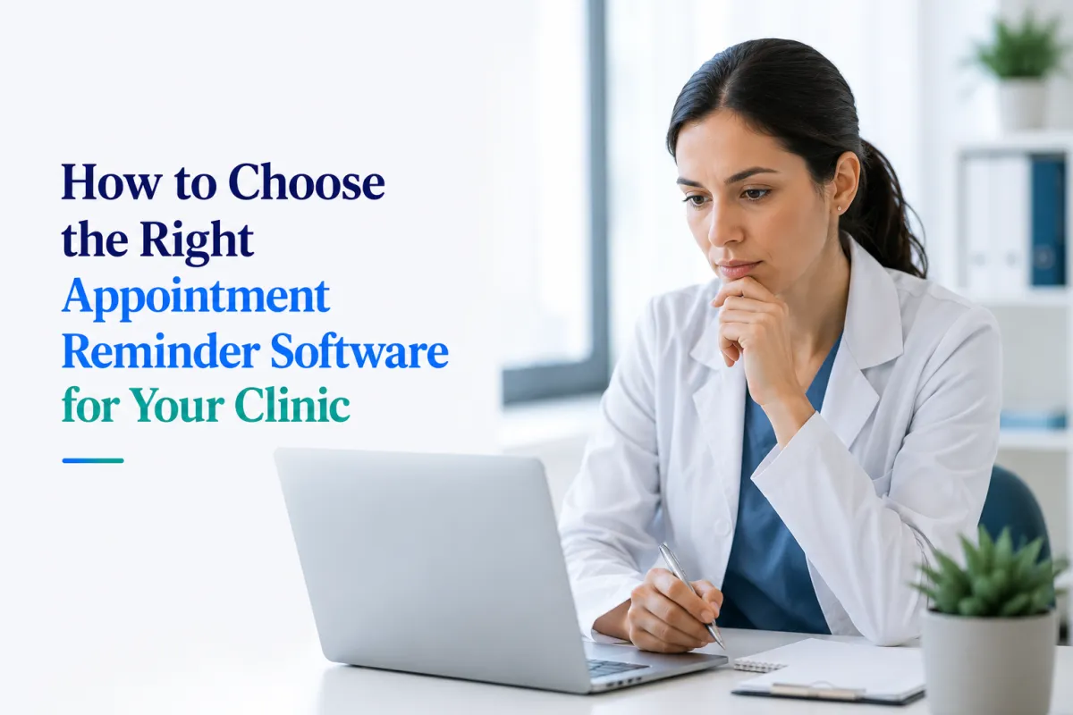 How to Choose the Right Appointment Reminder Software for Your Clinic