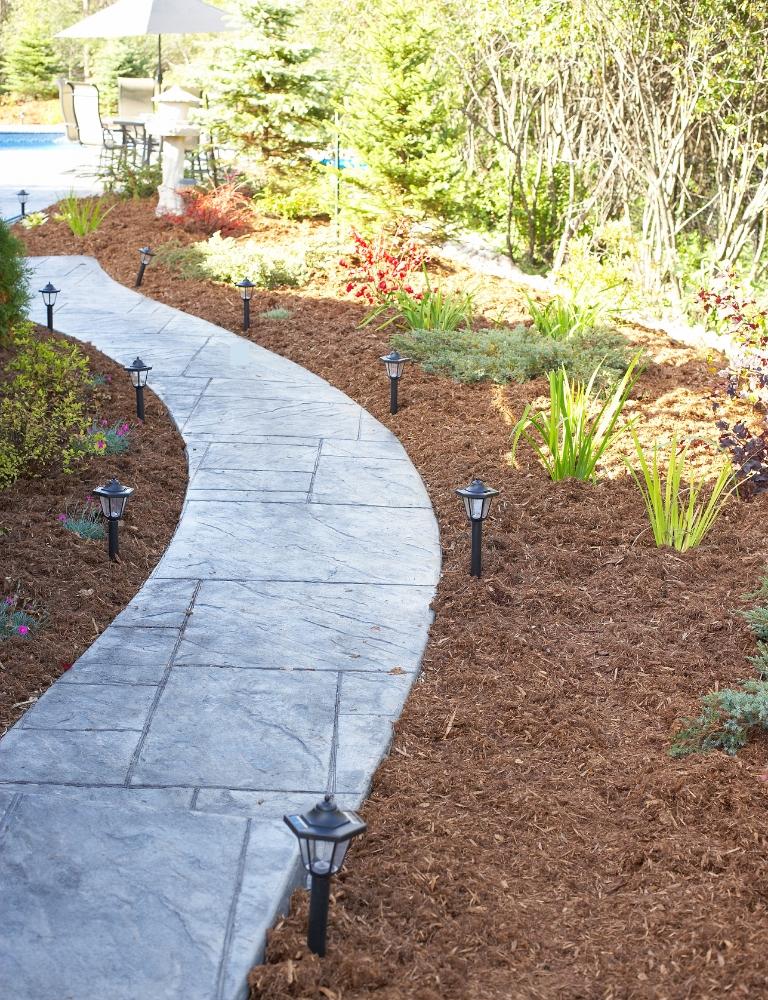 Kissimmee Concrete builds and installs pathways.