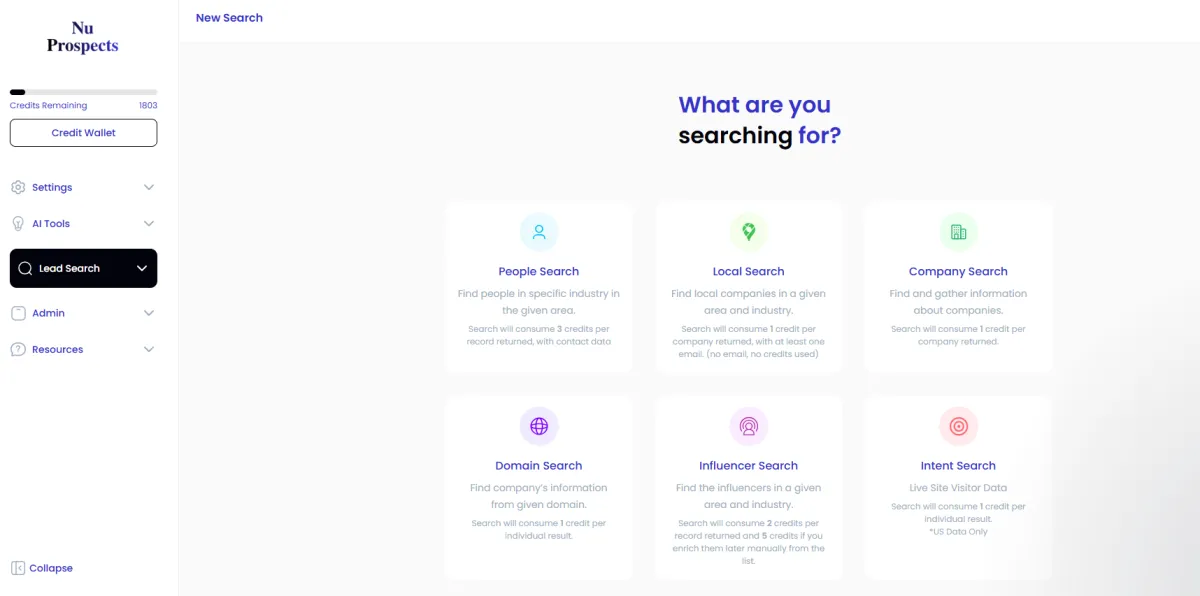 Nu Prospects Home Page