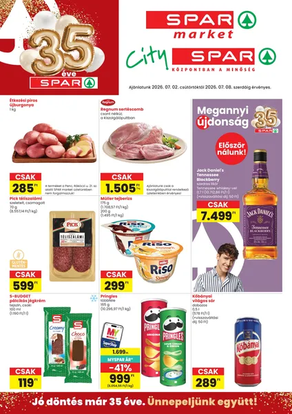 SPAR akciók Üllőn 2026. július 2. és július 8. között