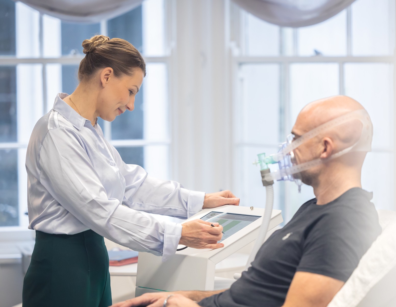 Svetlana providing a calm consultation setting