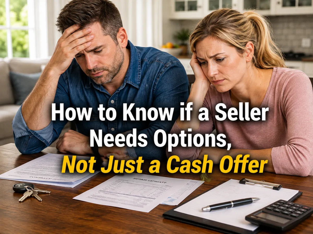 How to Know if a Seller Needs Options