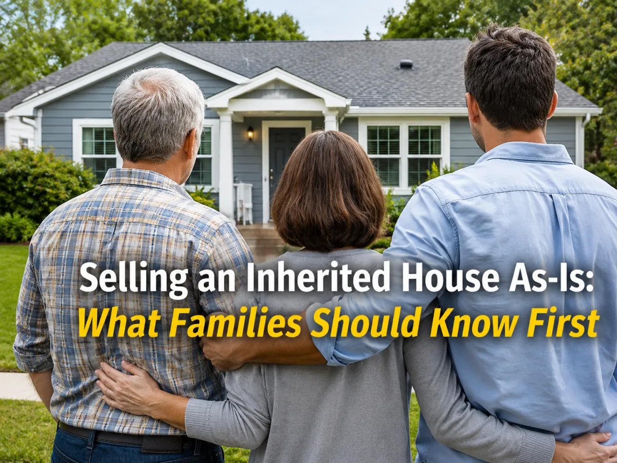 Selling an Inherited House As-Is