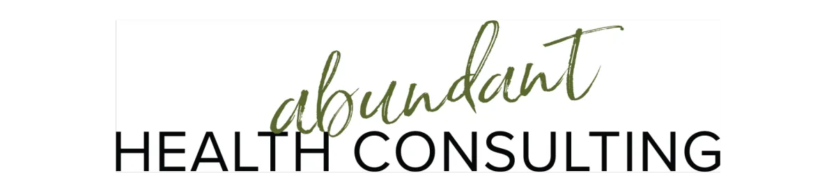 Abundant Health Consulting logo - Wellness Coach Irvine CA