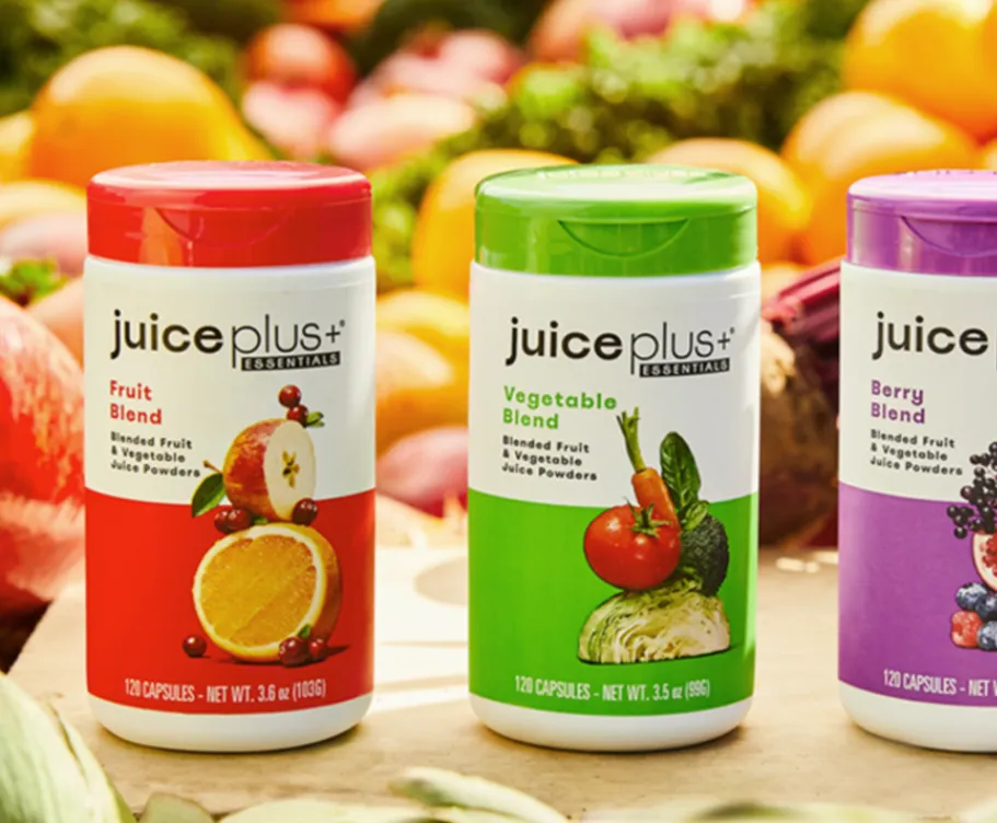 Juice Plus+ plant-based nutrition supplements