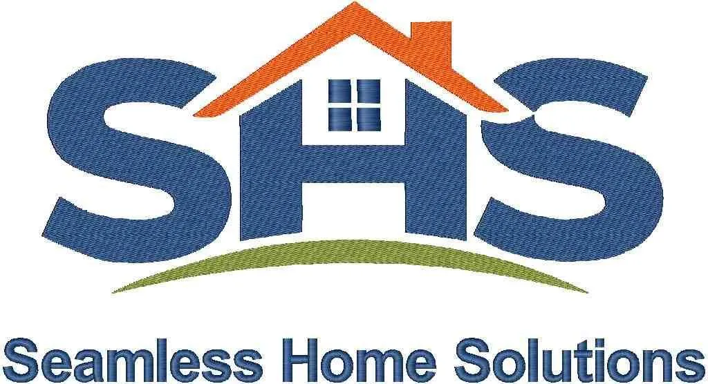Seamless Home Solutions logo — stylized house icon with the 'Seamless Home Solutions' wordmark