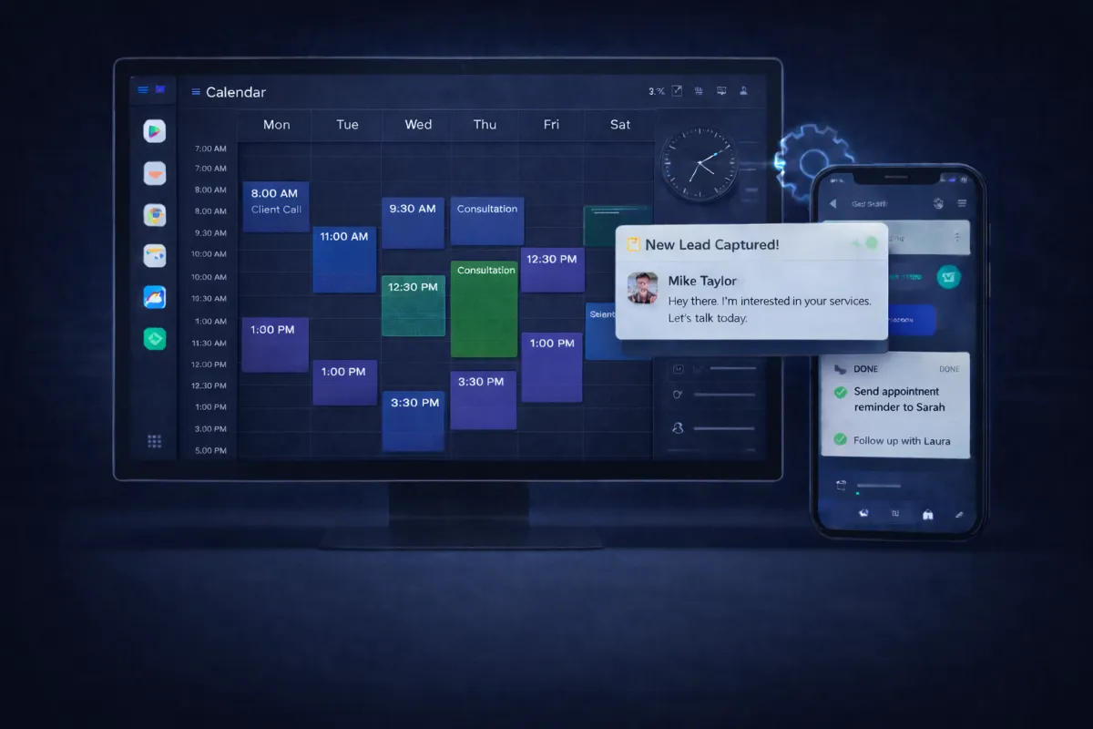business automation dashboard