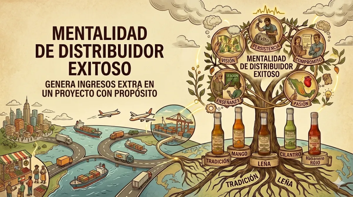 Lush green field with palm trees and a small hut.