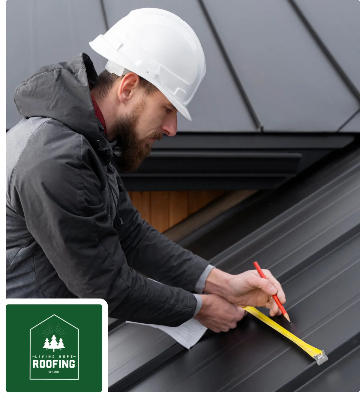 Residential roof inspection by Portland roofing professionals