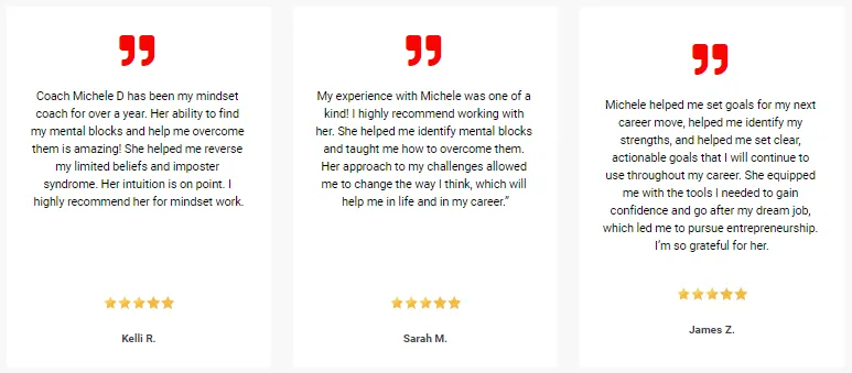 coach michele d client reviews