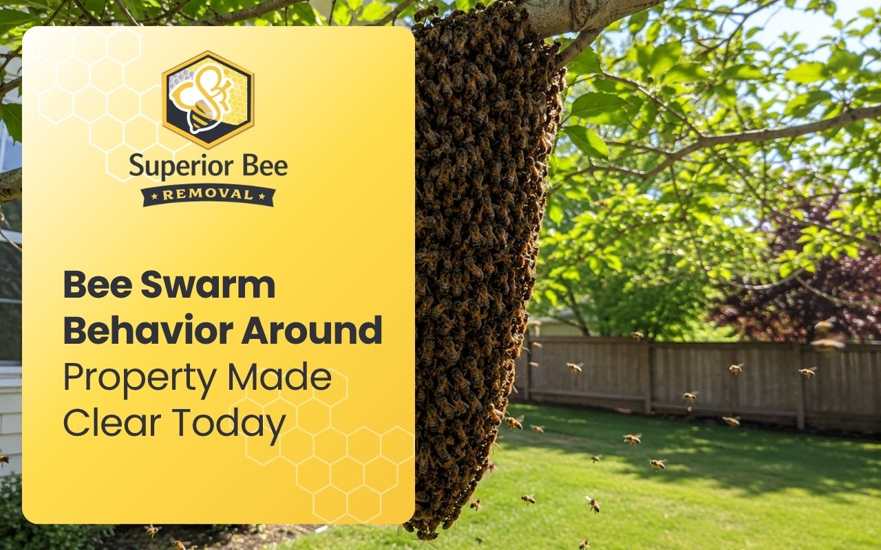 Bee Swarm Behavior Around Property Made Clear Today