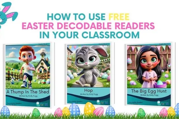 How to Use FREE Easter Decodable Readers in Your Classroom