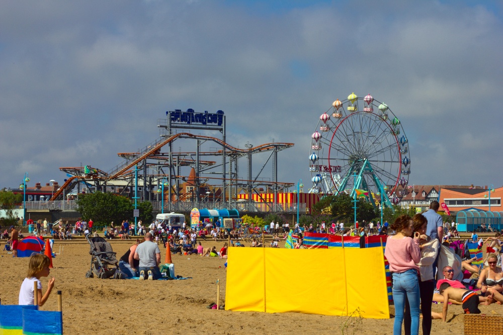 Skegness beach and fair ground