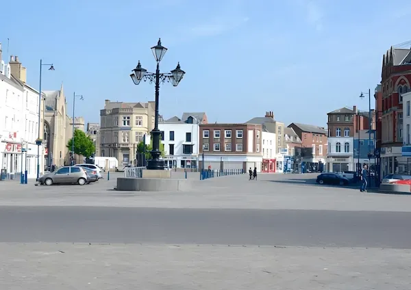 Image of Boston town centre in Lincolnshire