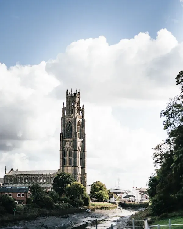 The church in Boston, Lincolnshire