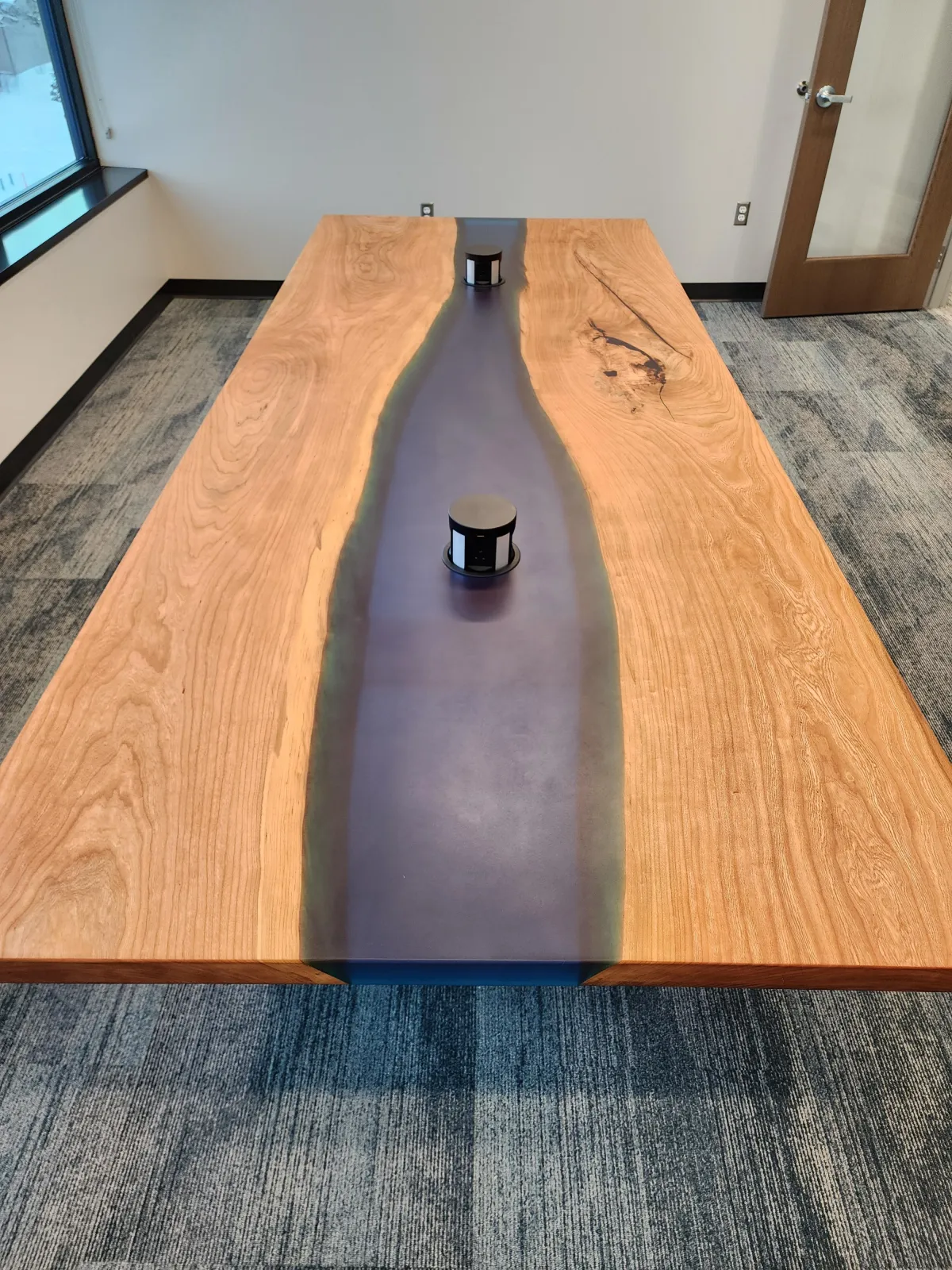 A custom table made by Matt Ruben of Hastings, MN