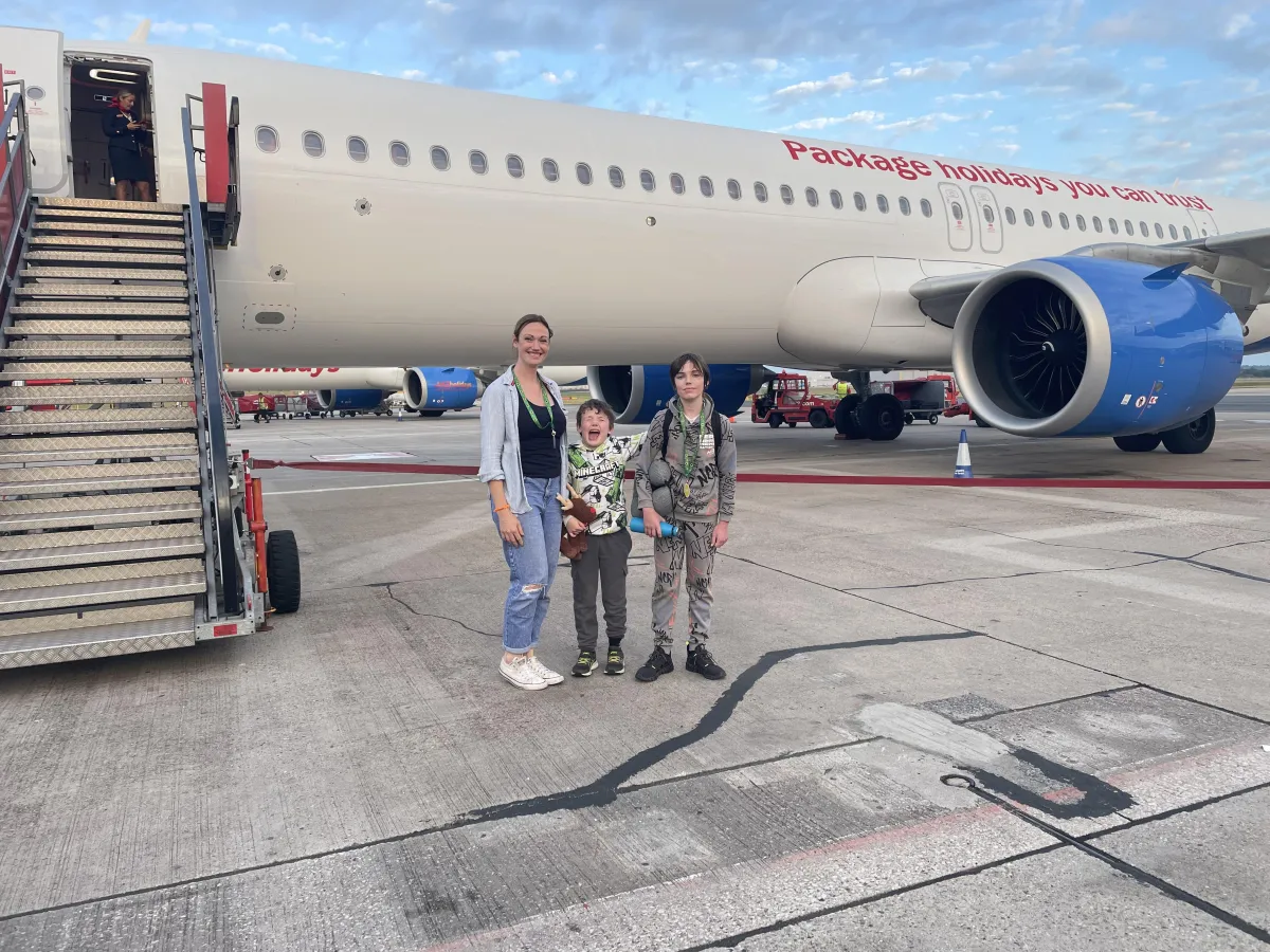 Family engagement image highlighting accessible travel with neurodiversity focus.