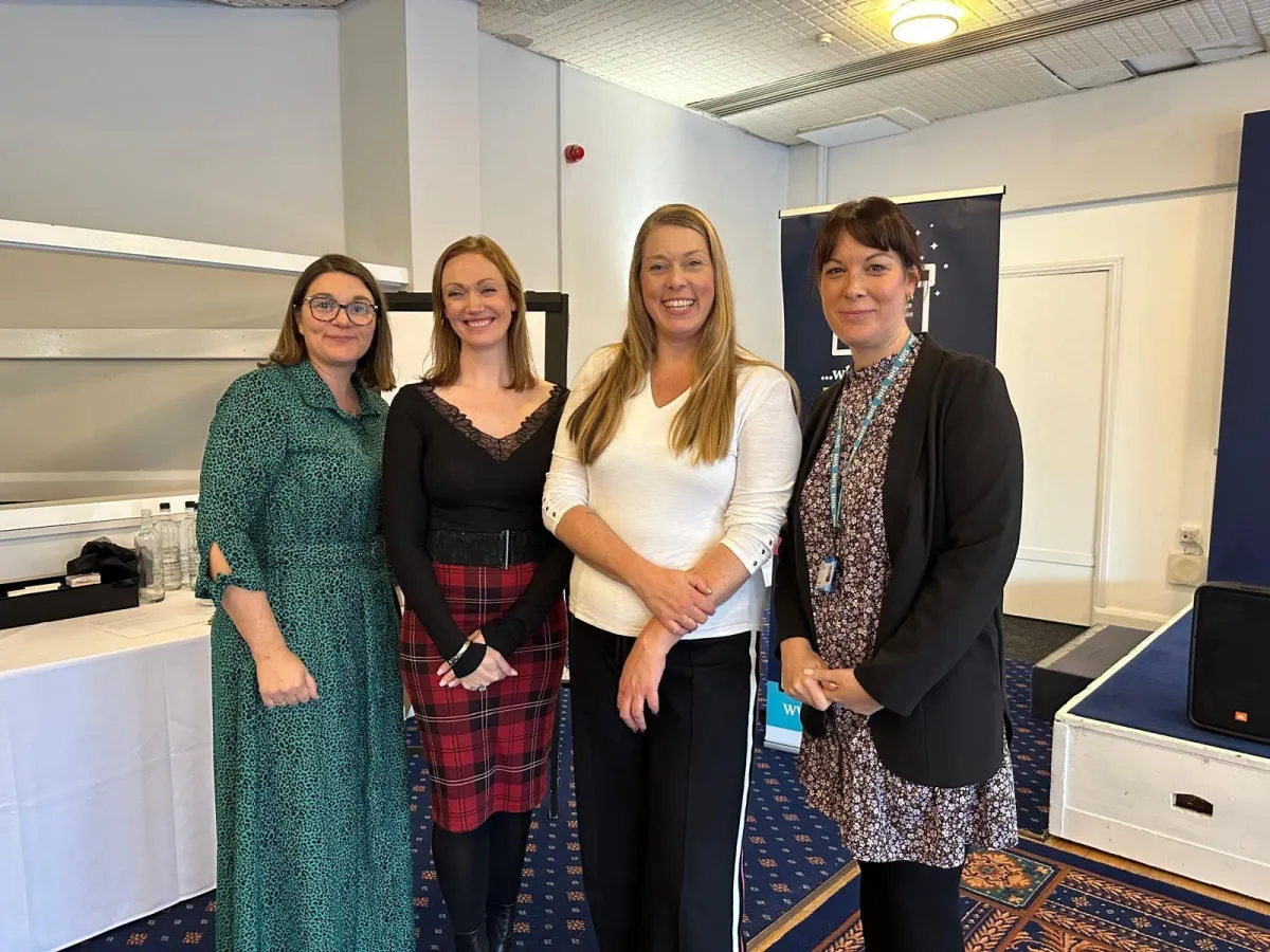 FoMaisie with the organisers of a Neurodiversity in Business training session with Maisie Cass facilitating.