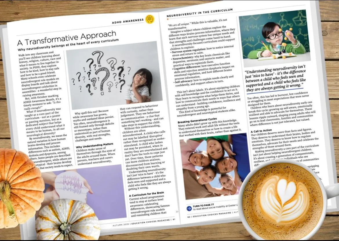 Cover image for the article “Why Neurodiversity Should Be a Part of the Core Curriculum.”