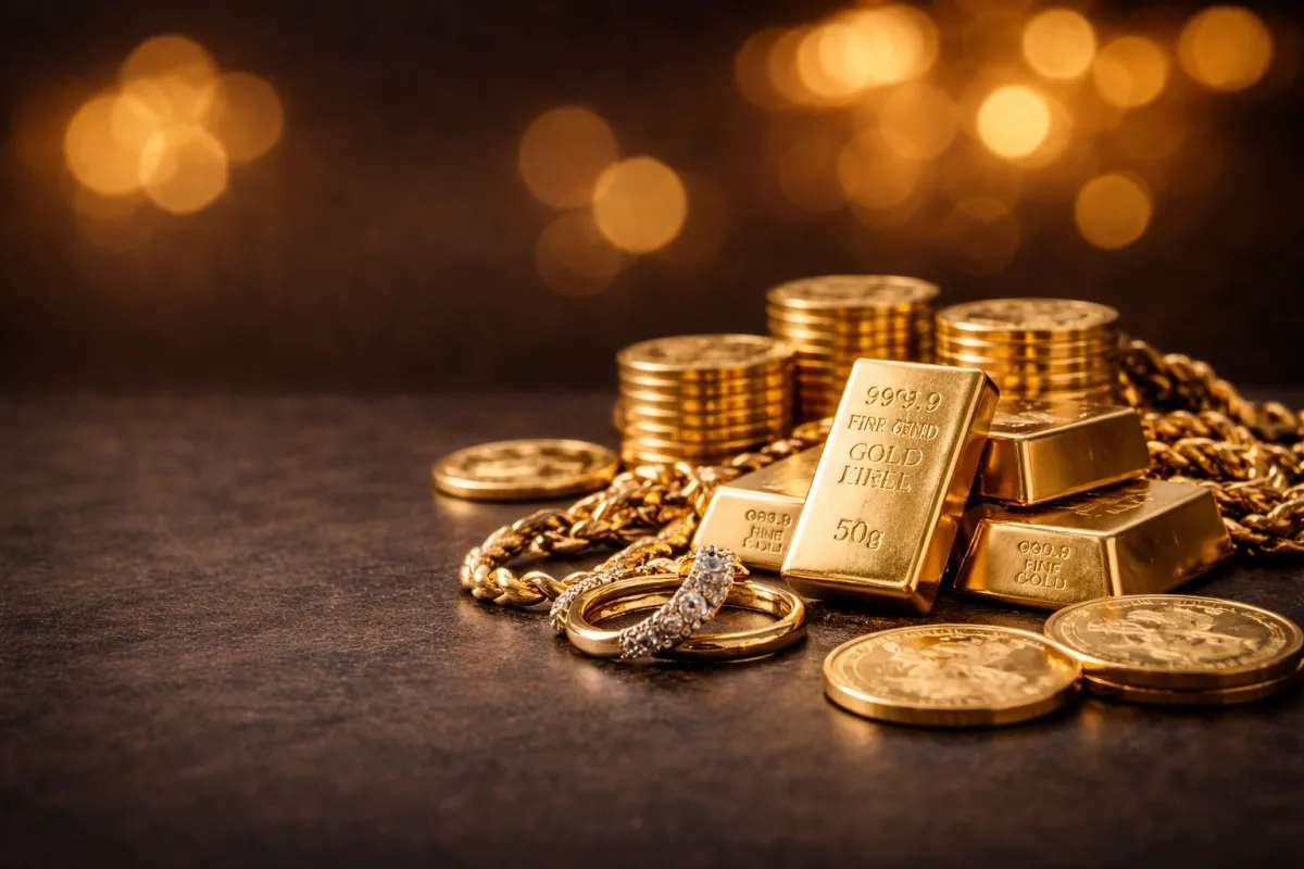 Comparaison entre lingot d’or et pièces d’or pour investissement dans l’or débutant