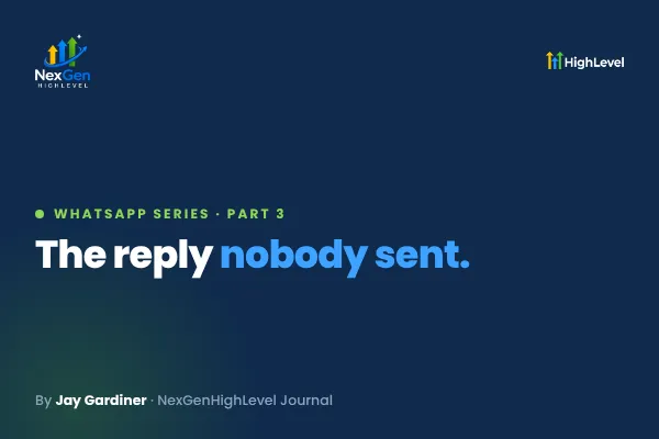 WhatsApp Lead Response: The Reply Nobody Sent