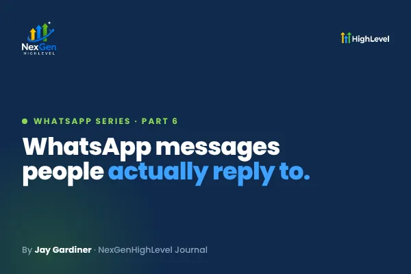 WhatsApp Messages People Actually Reply To