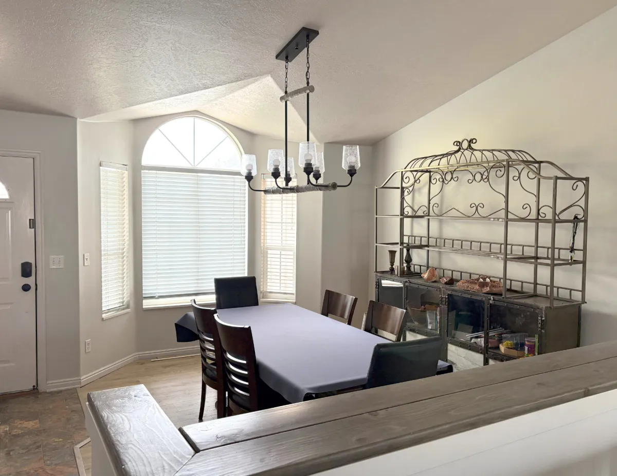 Bright kitchen area for shared meals and activities