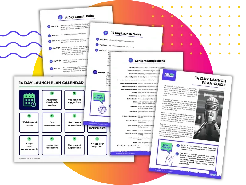 Pod School: Promoting a new podcast on social media with a launch checklist and phone in hand