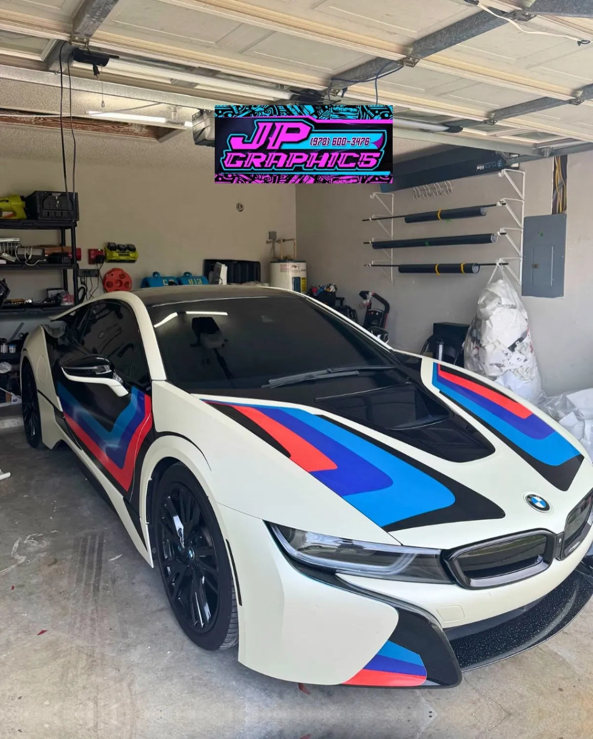 Red & Blue Custom Graphics