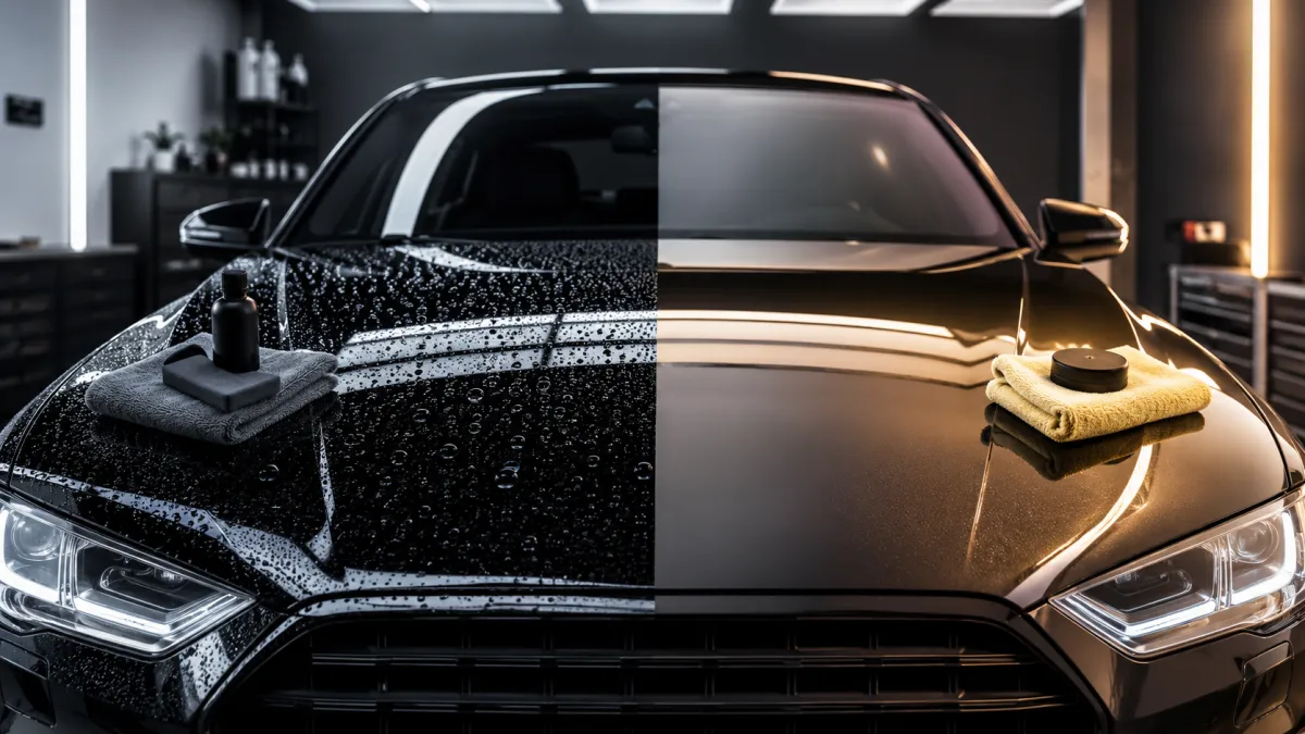 ceramic coating vs wax paint protection comparison for Tallinn car owners