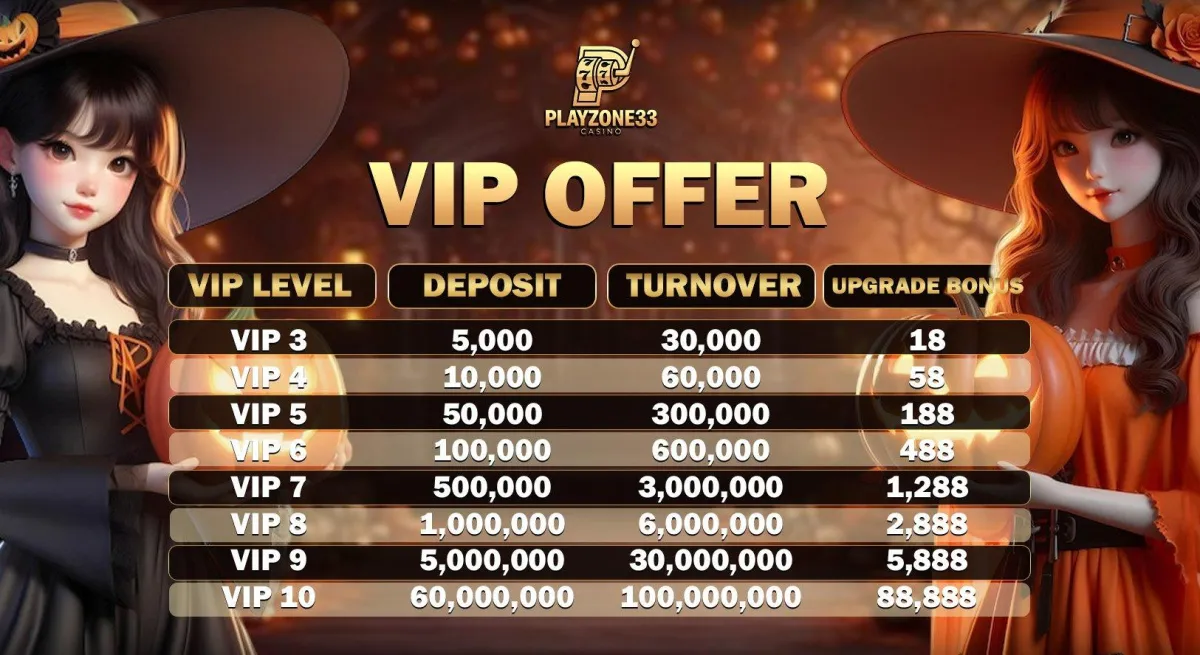 playzone33 vip offer icon