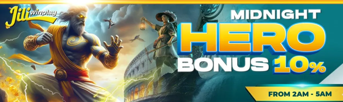jiliwinplay midnight hero bunos 10%